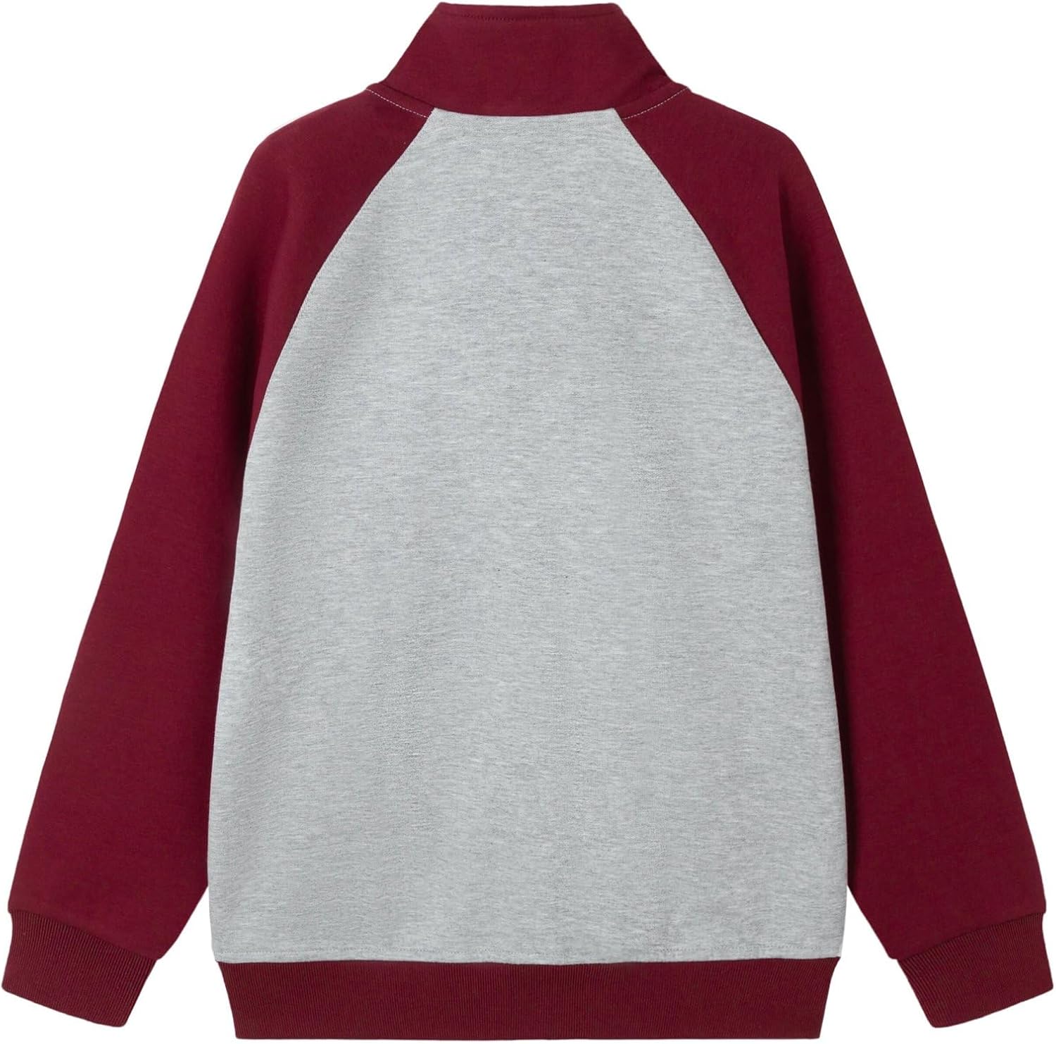 Women's Unisex Cotton Nylon Interlock Sportswear Set Stand Collar Contrast Stitching Symmetrical Pockets