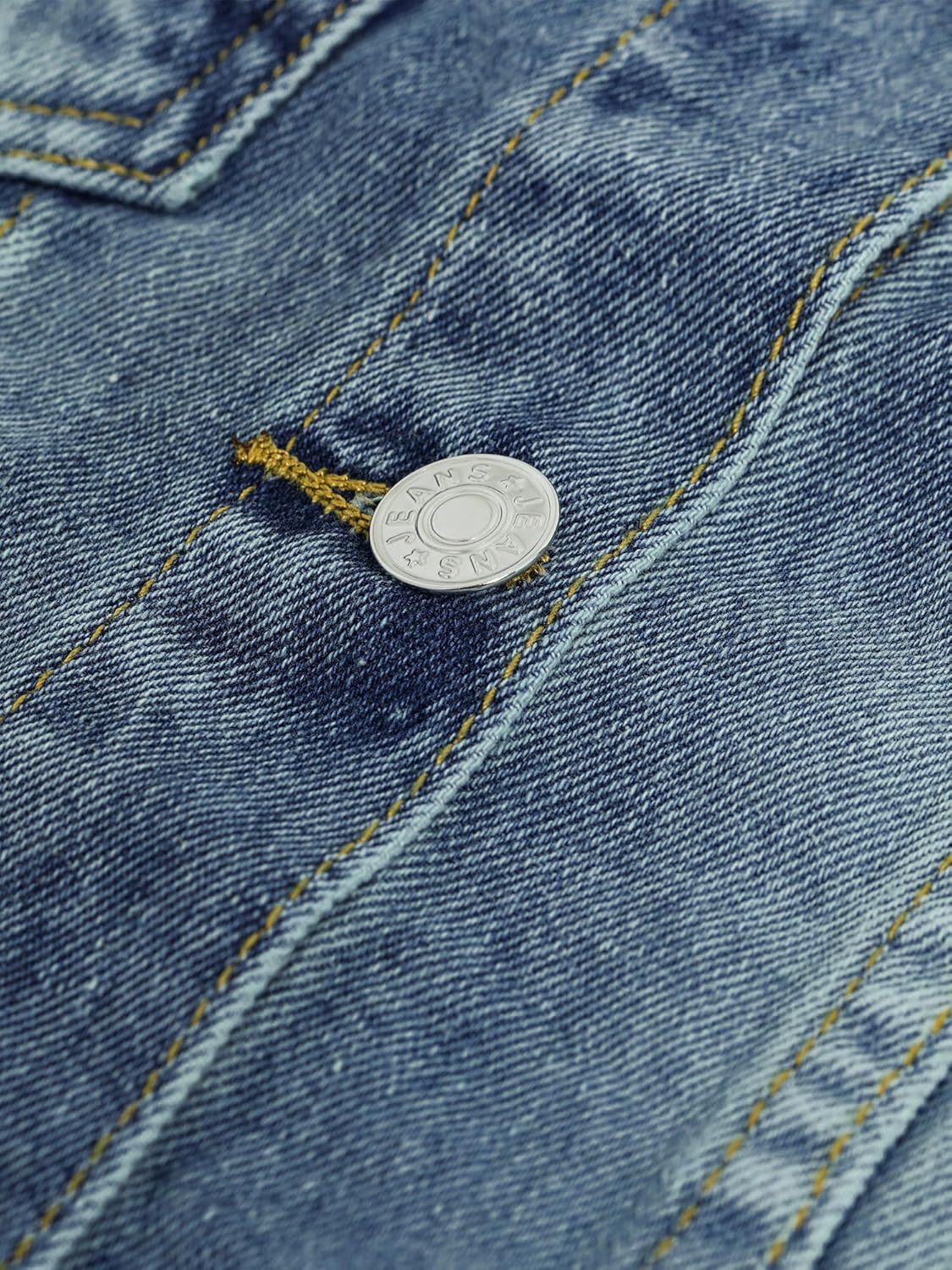 Women's Jacket 3/4 Sleeve Cropped Rhinestones Jean Jackets Trucker Coat Women's Jacket 3/4 Sleeve Cropped Rhinestones Jean Jackets Trucker Coat