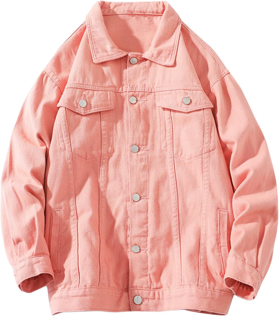 Women's Jacket Fit Versatile Jean Coat for Daily Work and Weekend Wear Vintage