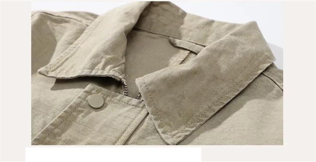 Women's Vintage Loose Track Bomber Cargo Jacket For Daily And Street Casual Wear