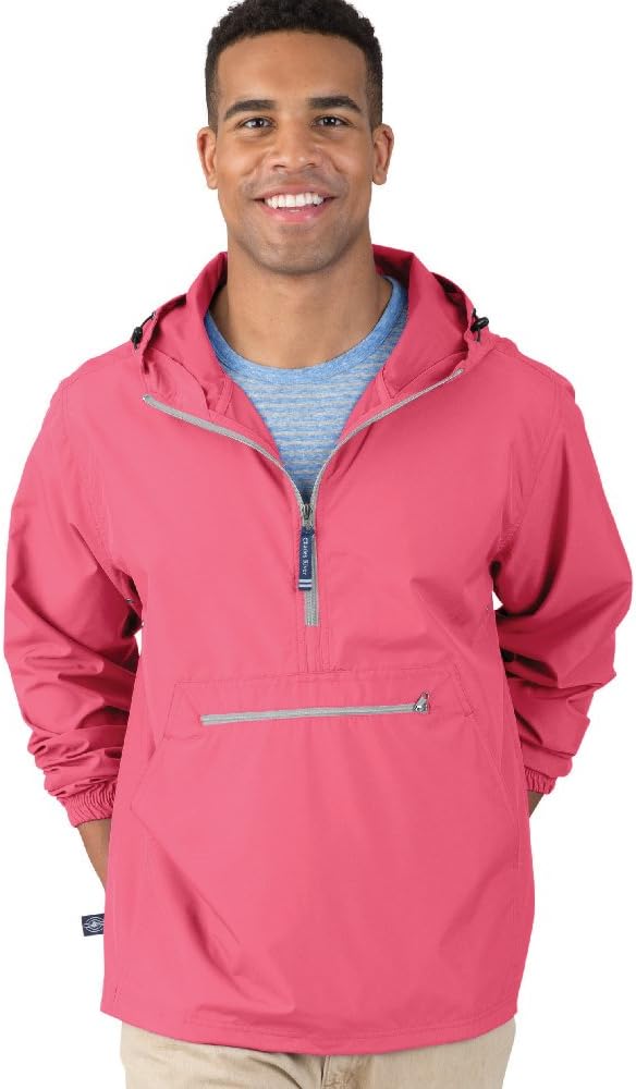Unisex Pack-N-Go Pullover Packable Anorak Windbreaker for and