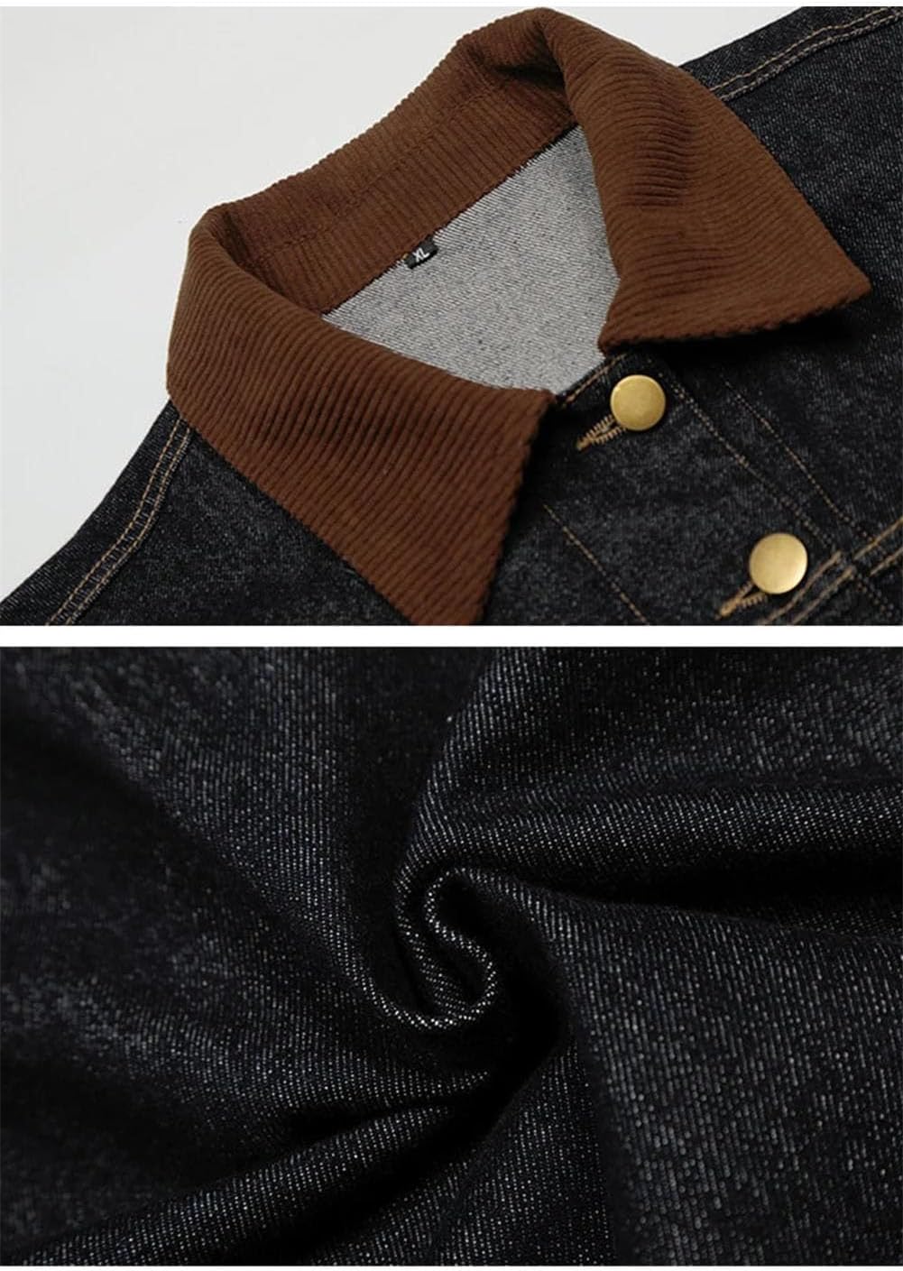 Long Sleeve With Pocket Unisex Jacket Lapel Button Casual Outerwear