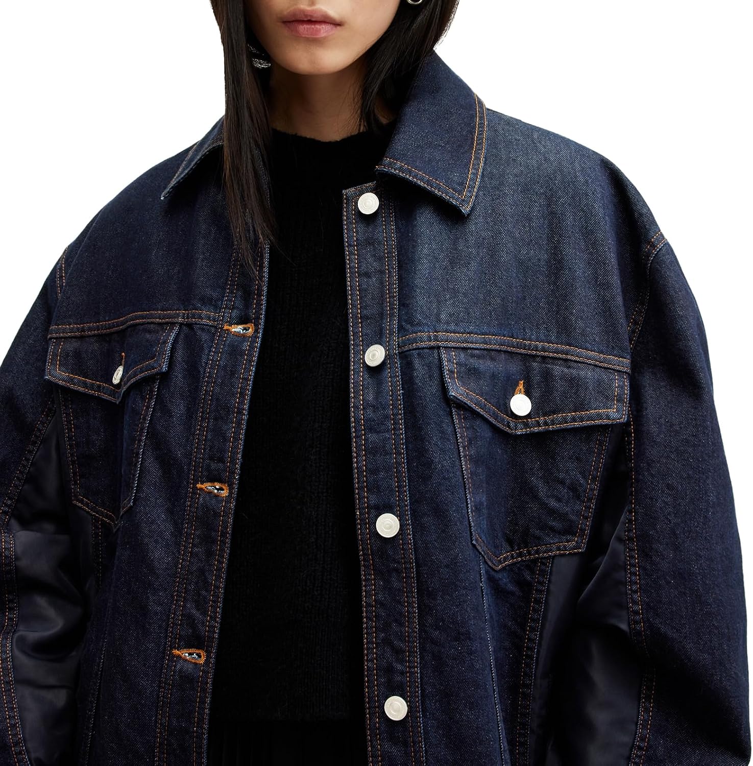 Women's Bomber Jacket Casual Zip Up Long Sleeve Fall Winter Outerwear Women's Bomber Jacket Casual Zip Up Long Sleeve Fall Winter Outerwear