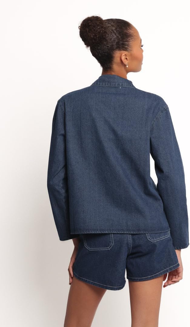Women's Bow Front Shacket M