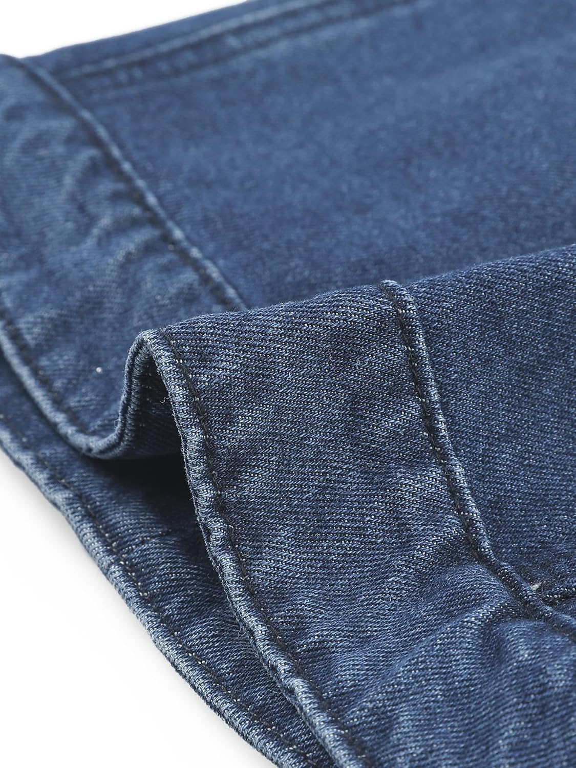 Women's Short Sleeve Jackets Button Front Cropped Jean Jacket