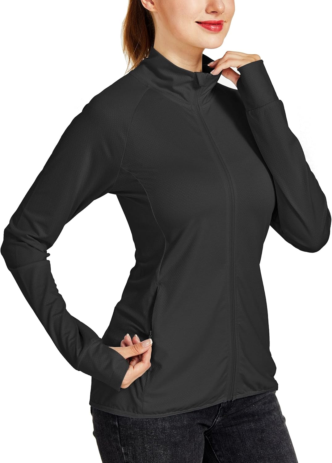 Women's Long Sleeve Shirts UPF Sun Protection Jacket SPF Shirts Running Hiking Athletic