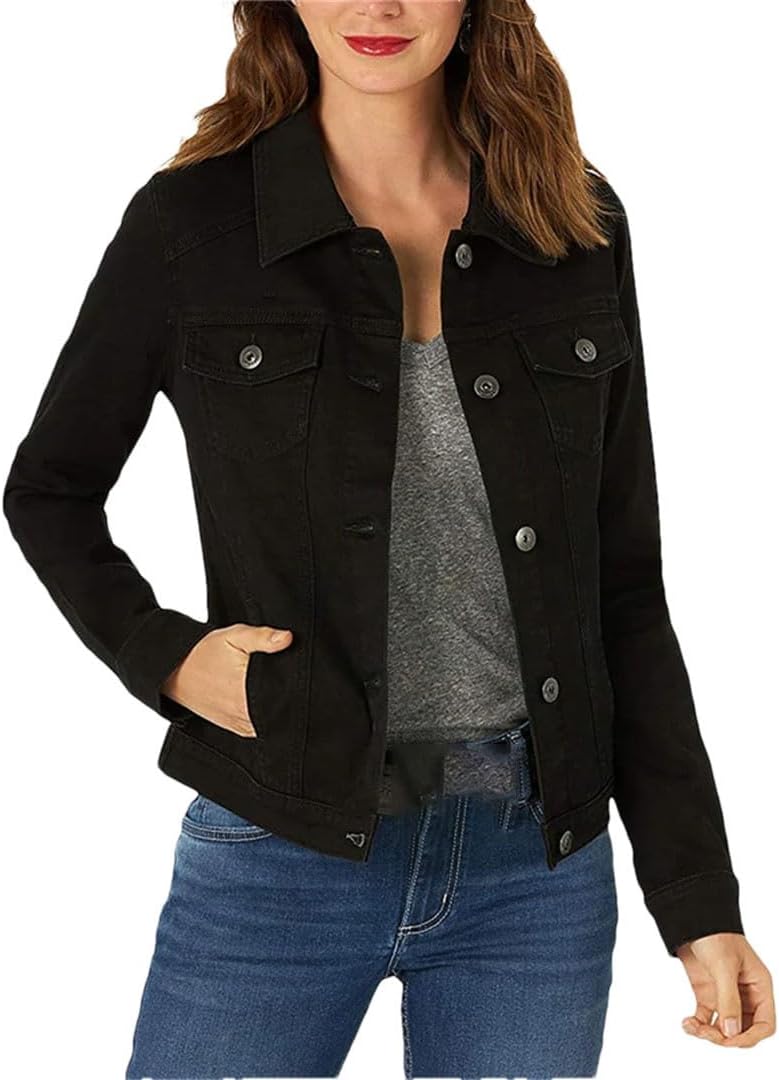Women's Fashion Jacket Vintage Single Breasted Fashion Top Coat