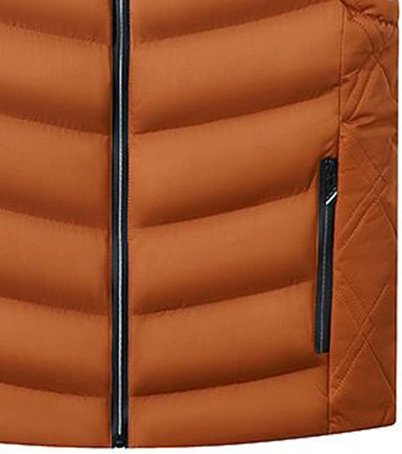 Sleeveless Quilted Puffer Down Winter Hooded Down Cotton Vest Casual Vest