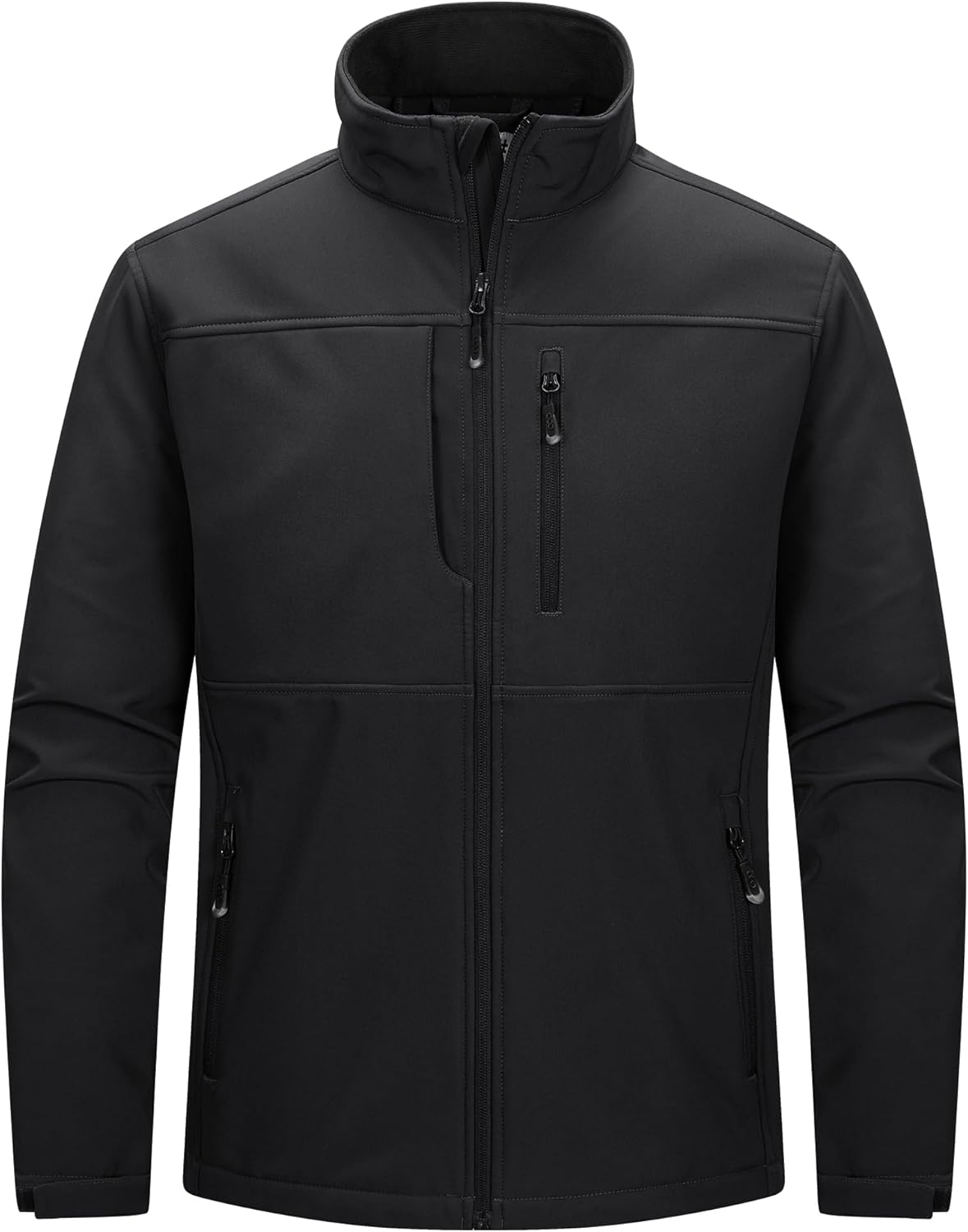 Men's Softshell Jacket Warm Fleece Lined Windbreaker Waterproof Soft Shell for Outdoor