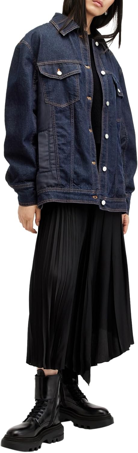 Women's Bomber Jacket Casual Zip Up Long Sleeve Fall Winter Outerwear