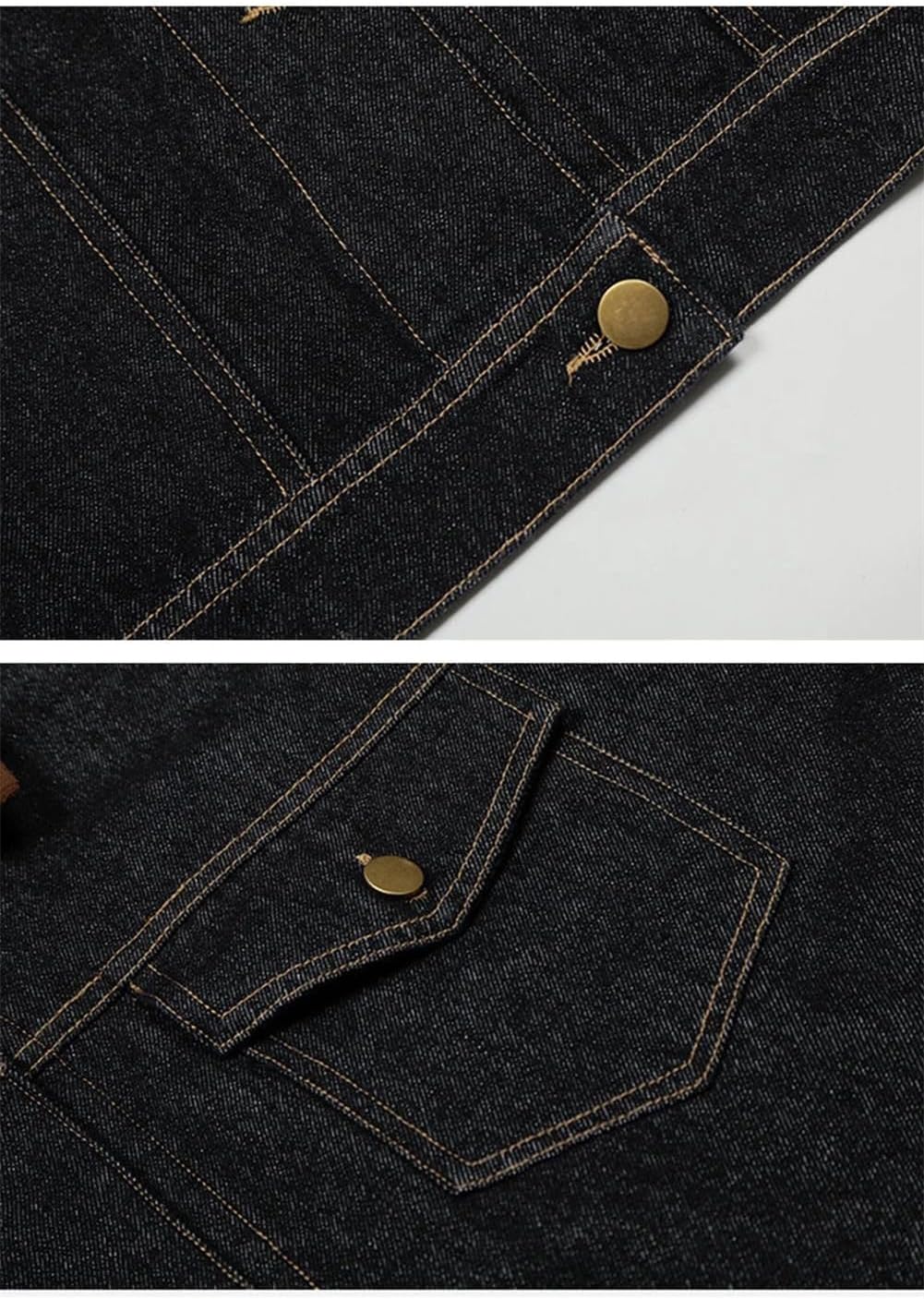 Long Sleeve With Pocket Unisex Jacket Lapel Button Casual Outerwear