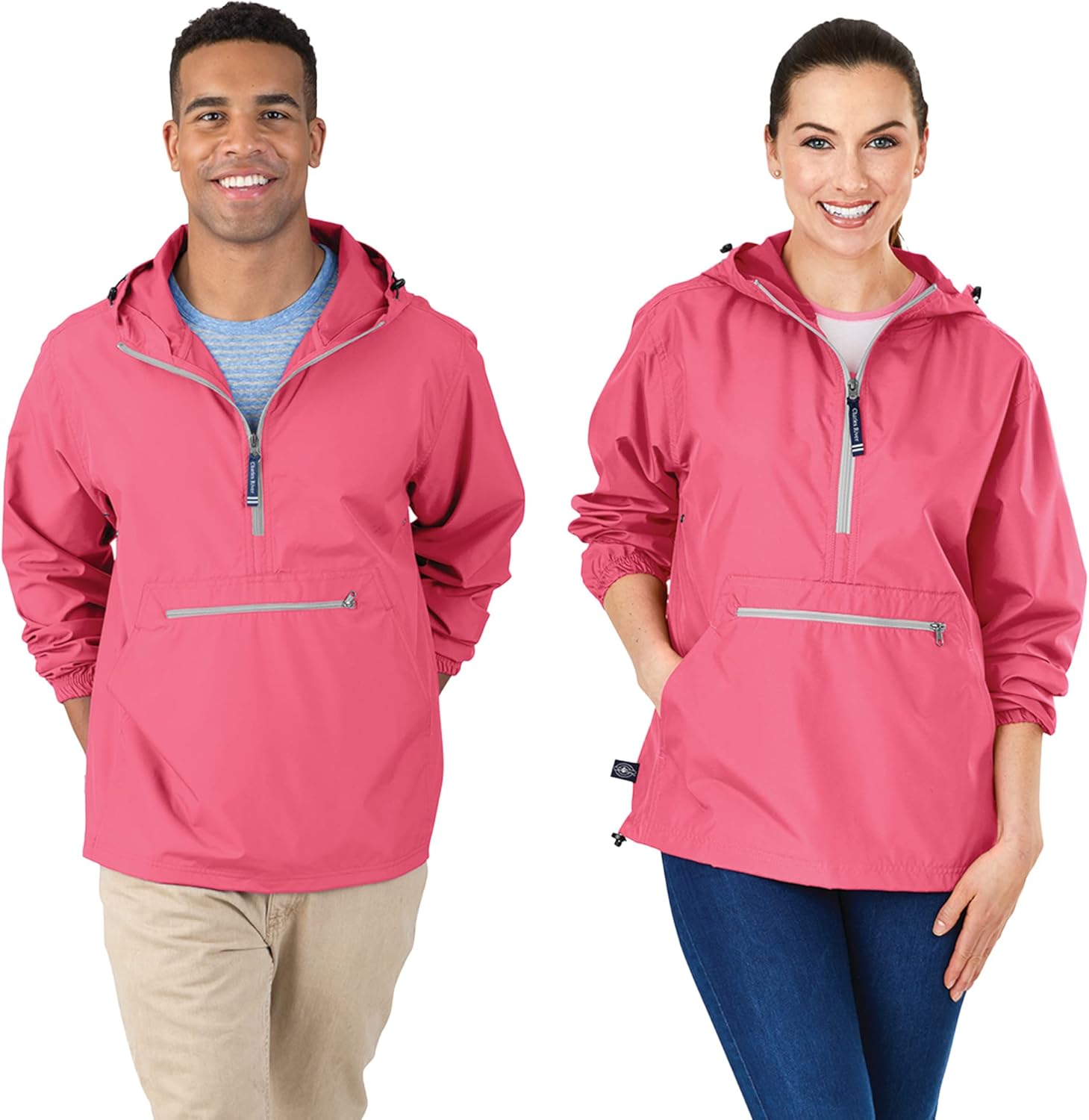 Unisex Pack-N-Go Pullover Packable Anorak Windbreaker for and