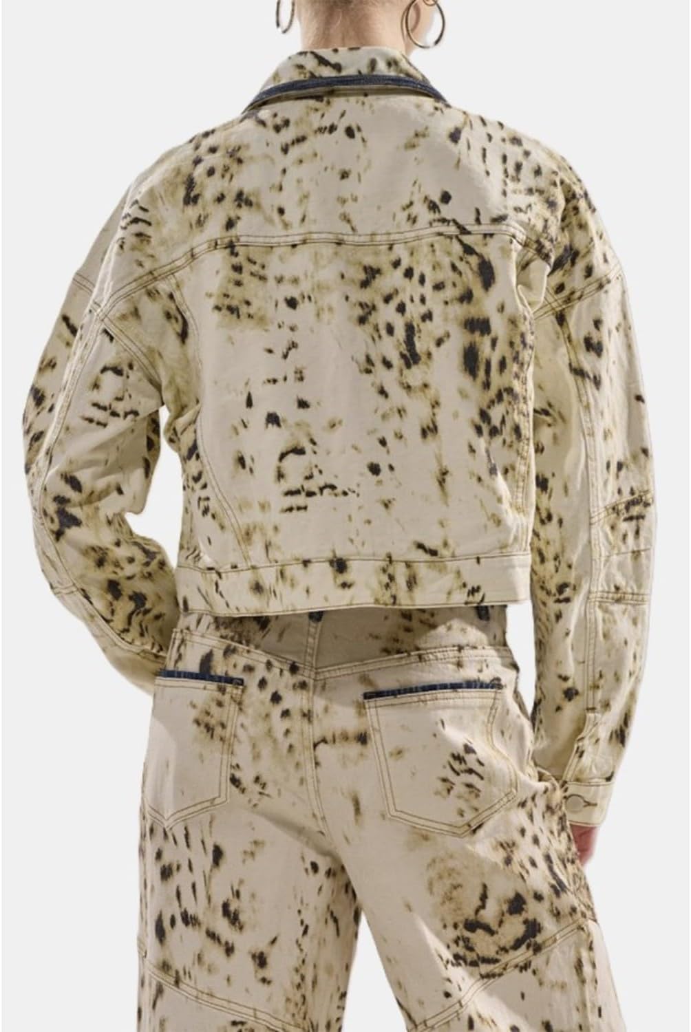 Women's Cow Print Jacket